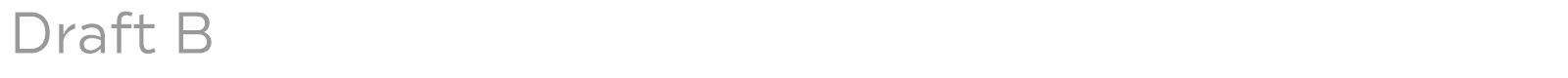 Draft B Regular font preview
